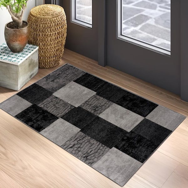 Rug Branch Montage Collection Modern Abstract Area Rug (4x6 feet