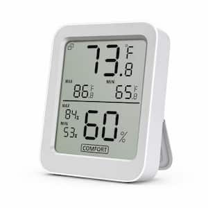 Large LCD Wireless Digital Display Indoor Thermometer Hygrometer with Bluetooth App Alerts and Data Export
