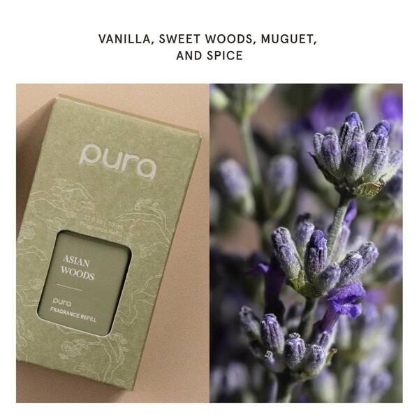 Pura Smart Home Fragrance Diffuser Starter Set (Asian Woods and Lavender  Fields) 900-01891 - The Home Depot