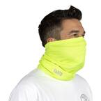 High-Visibility Yellow Neck and Face Cooling Band