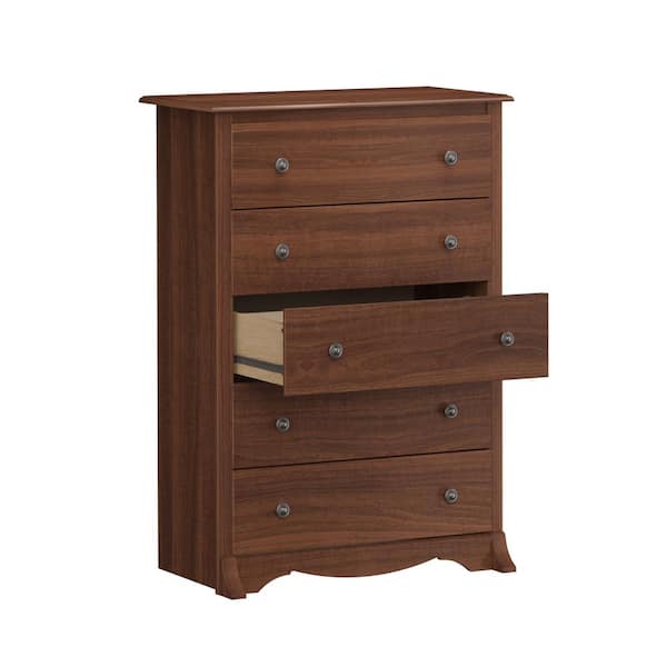 Prepac Monterey 5-Drawer Cherry Chest CDC-3345-K - The Home Depot