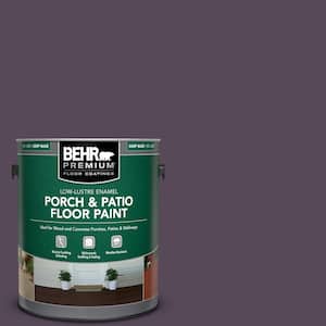 1 gal. #M100-7 Deep Merlot Low-Lustre Enamel Interior/Exterior Porch and Patio Floor Paint