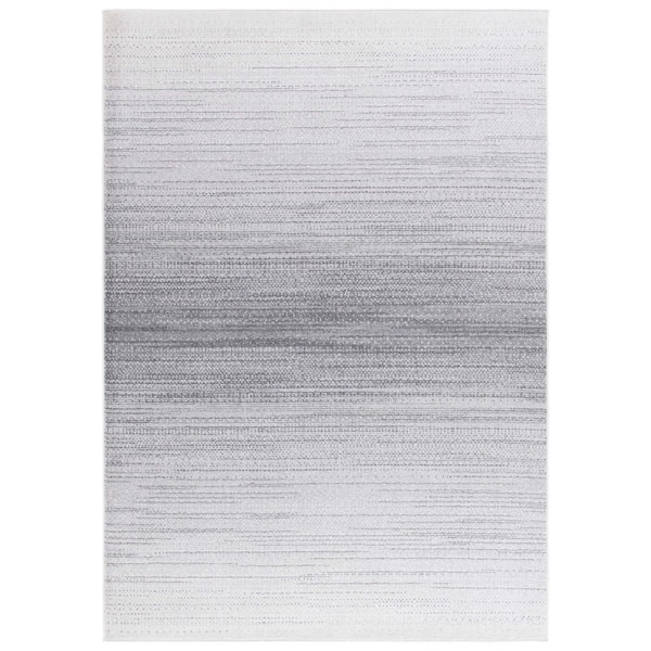 SAFAVIEH Adirondack 9 ft. x 12 ft. Light Gray/Dark Gray Gradient Transitional Area Rug