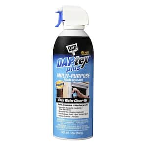 Daptex Plus 12 oz. White Exterior/Interior Window and Door Foam Sealant (12-Pack)