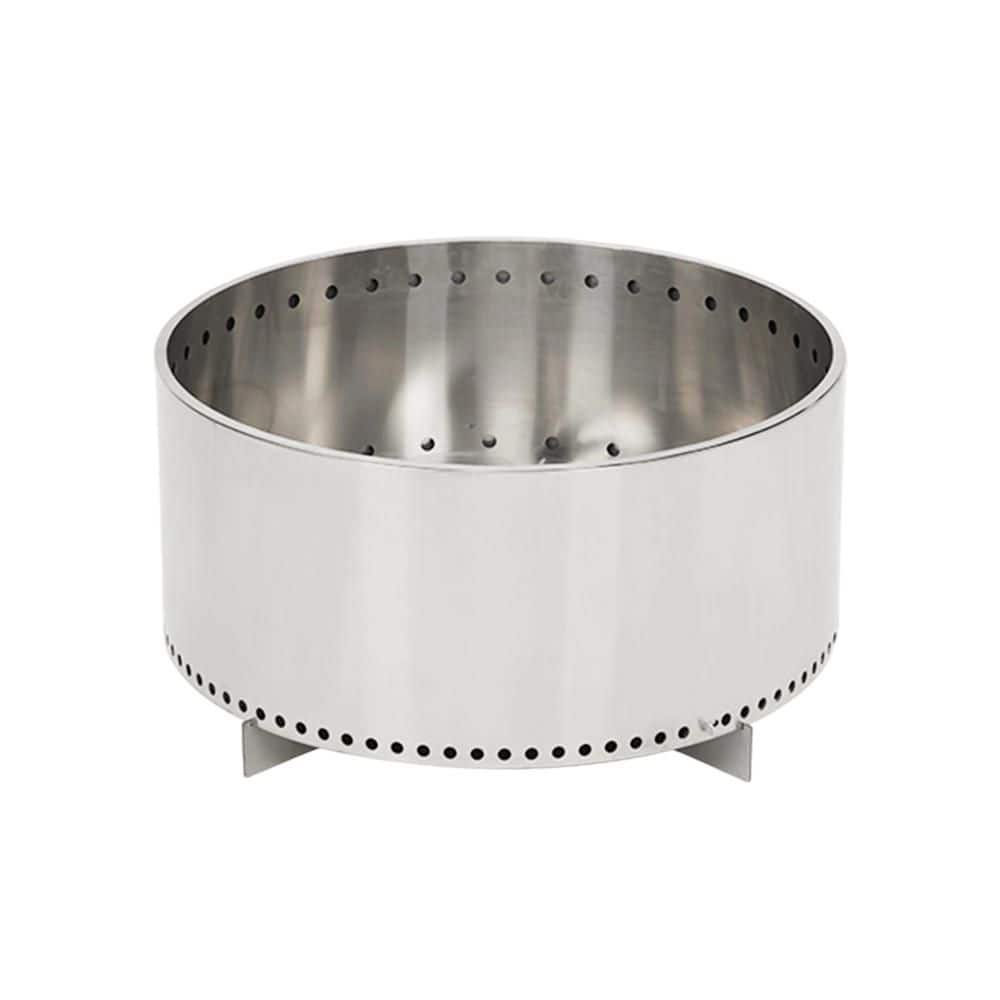 27 in. Smokeless Stainless Steel Outdoor Fire Pit with Removable Ash Pan, 360° Airflow, Stand, Wood Burning price history on PriceWatchPro