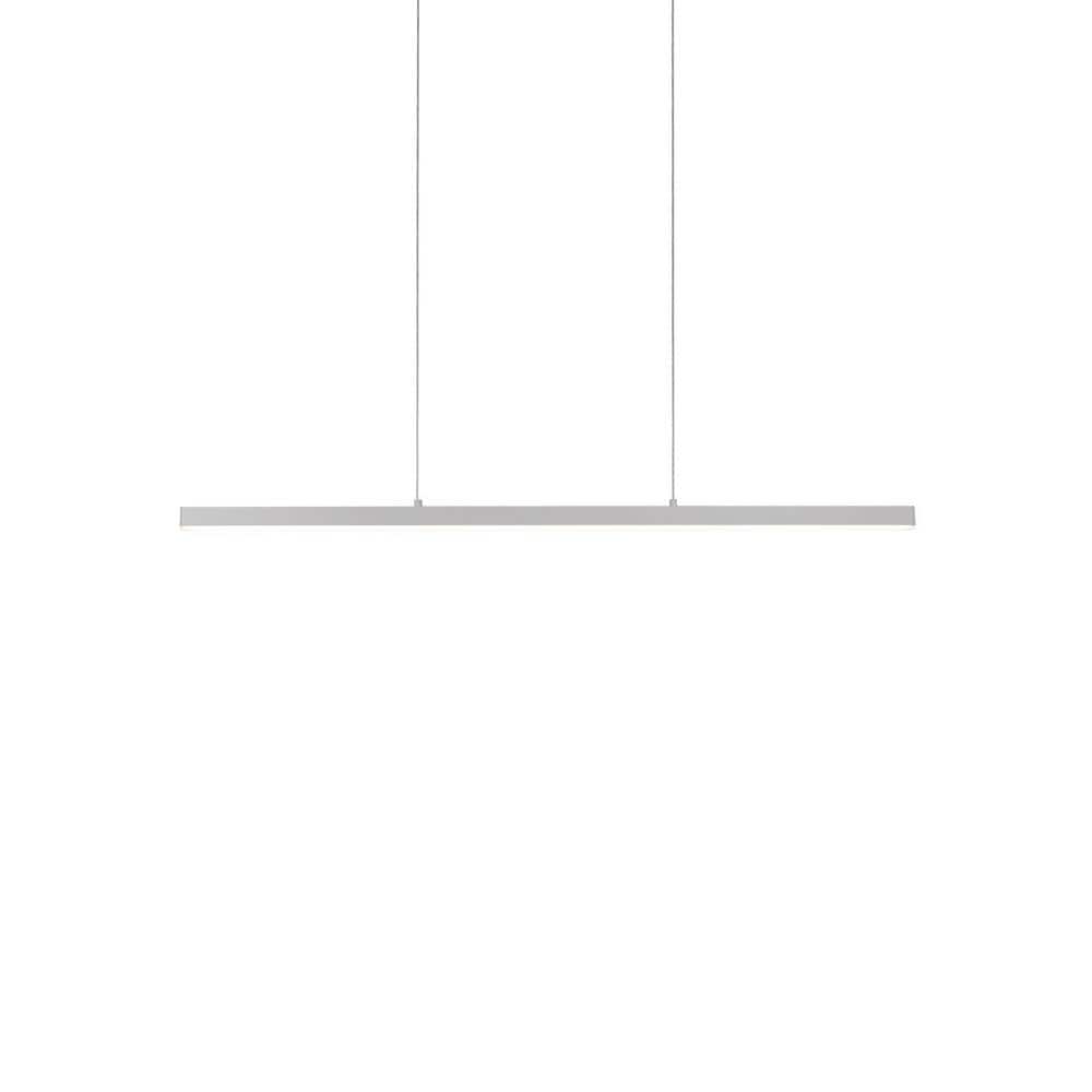 Vega 45" Brushed Nickel LED Linear Island Pendant