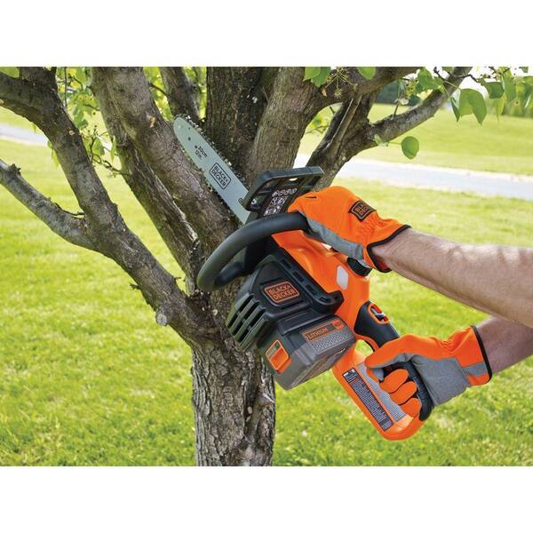 BLACK+DECKER 40V MAX 12in. Battery Powered Chainsaw, Tool Only LCS1240B -  The Home Depot