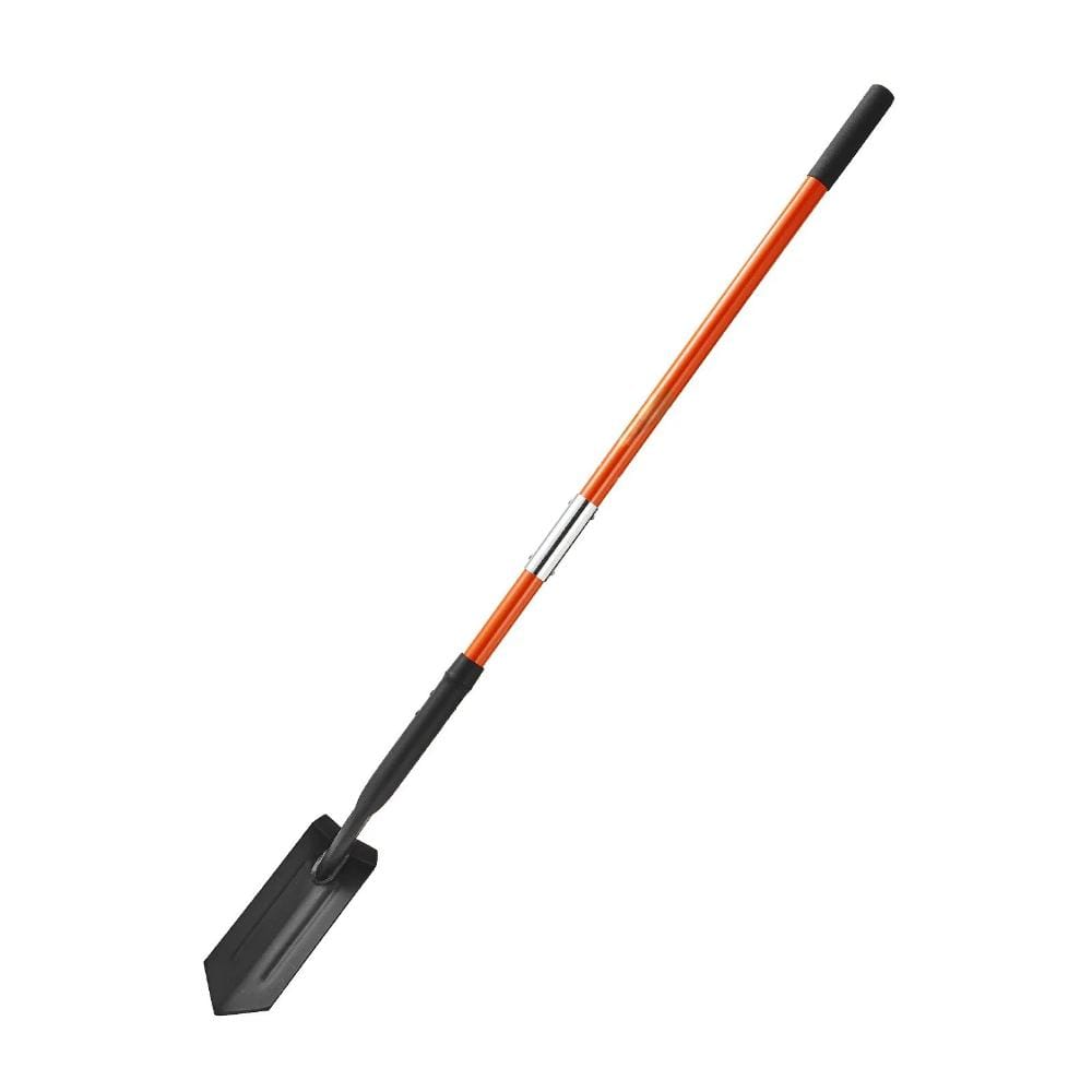 Trench Shovel Heavy Duty - 4 Inch Narrow Trench Digger with Fiberglass Handle, Non-Slip Grip, 56 In Long. price history on PriceWatchPro