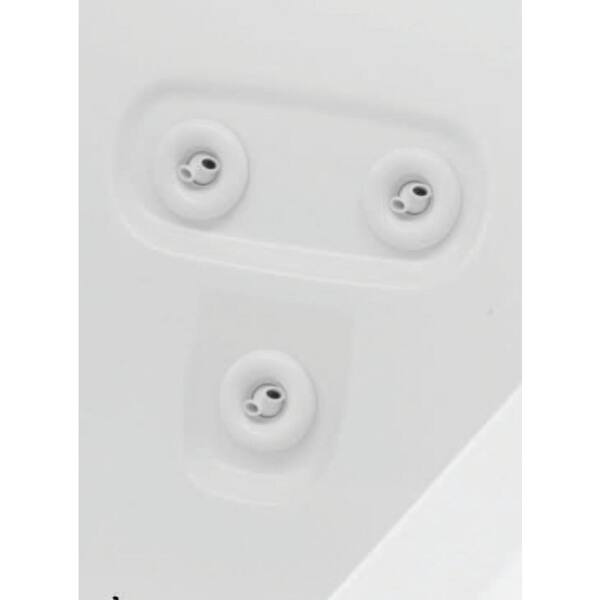 Laguna 60 in. Acrylic Reversible Drain Rectangle Drop-In Whirlpool Bathtub in White Laguna 60 in. Acrylic Reversible Drain Rectangle Drop-In Whirlpool Bathtub in White