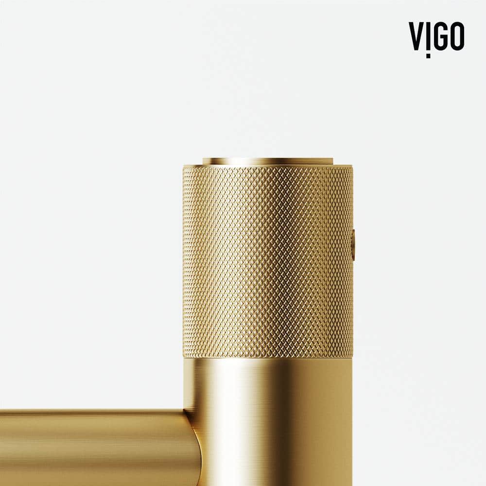 Apollo Matte Brushed Gold 7.5" Single-Handle Bathroom Faucet