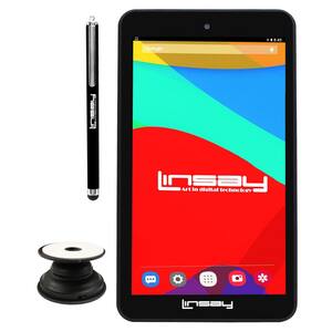 7 in. Quad Core 64GB Storage Android 13 Tablet with Pop Holder and Pen Stylus