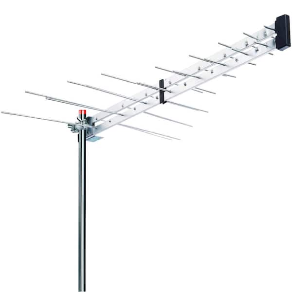 BoostWaves Yagi Roof Top TV Antenna Optimized HDTV Digital Outdoor Directional Aerial VHF UHF FM