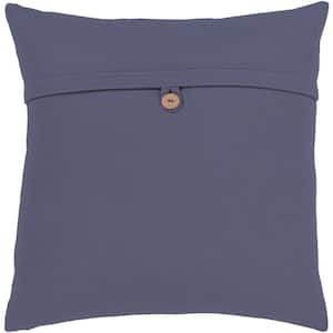 Plume 24 Square Feather Down Throw Pillow, Set of 2, Indigo Blue -  Jennifer Taylor Home