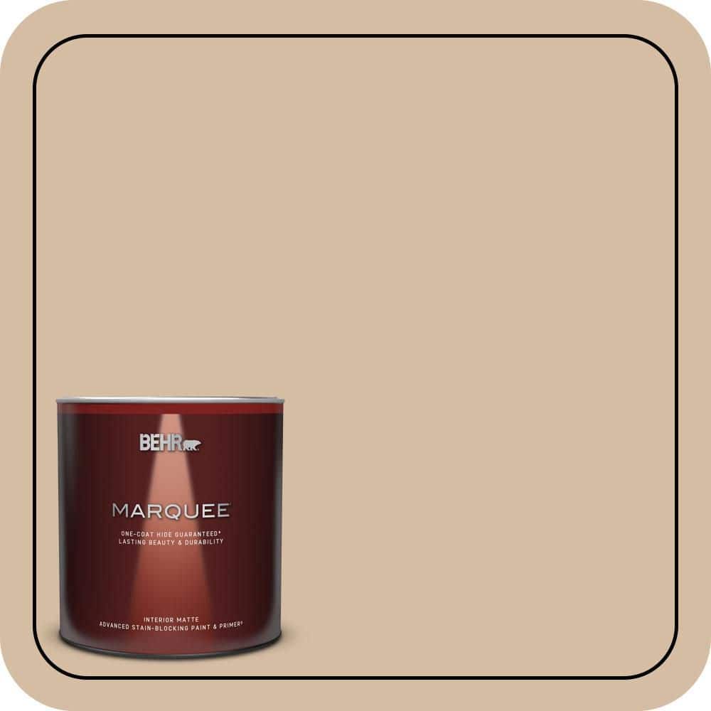 1 qt. Home Decorators Collection #HDC-SM14-3 Concept Beige Matte Interior Paint & Primer price history on PriceWatchPro