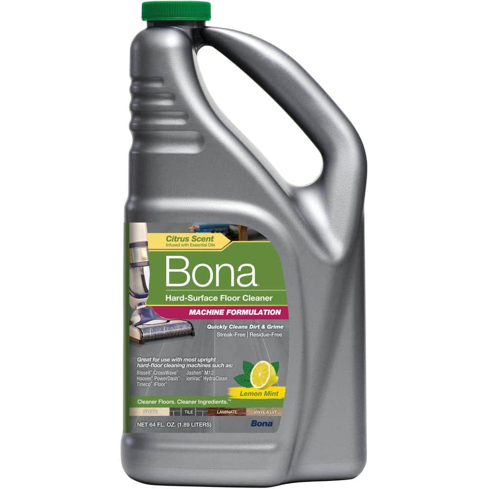 Bona Hard-Surface Floor Cleaner, 36oz Spray, Lemon Mint Scent, 36 Fl Oz 