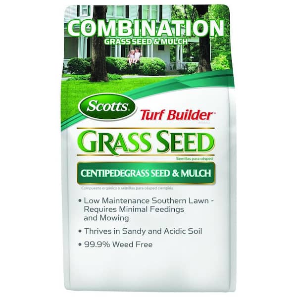 Scotts 5.72 lb. Turf Builder Centipede Grass Seed and Mulch 18265 The