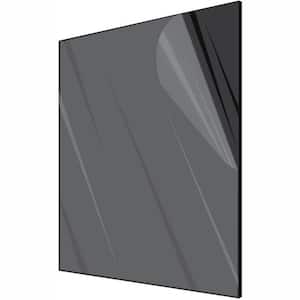 12 in. x 12 in. x 0.093 in. Black Opaque Plexiglass Acrylic Sheet (6-Pack)