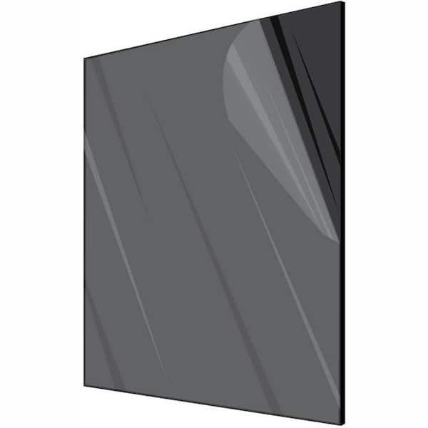 12 in. x 12 in. x 0.125 in. Thick Acrylic Mirror Silver Sheet
