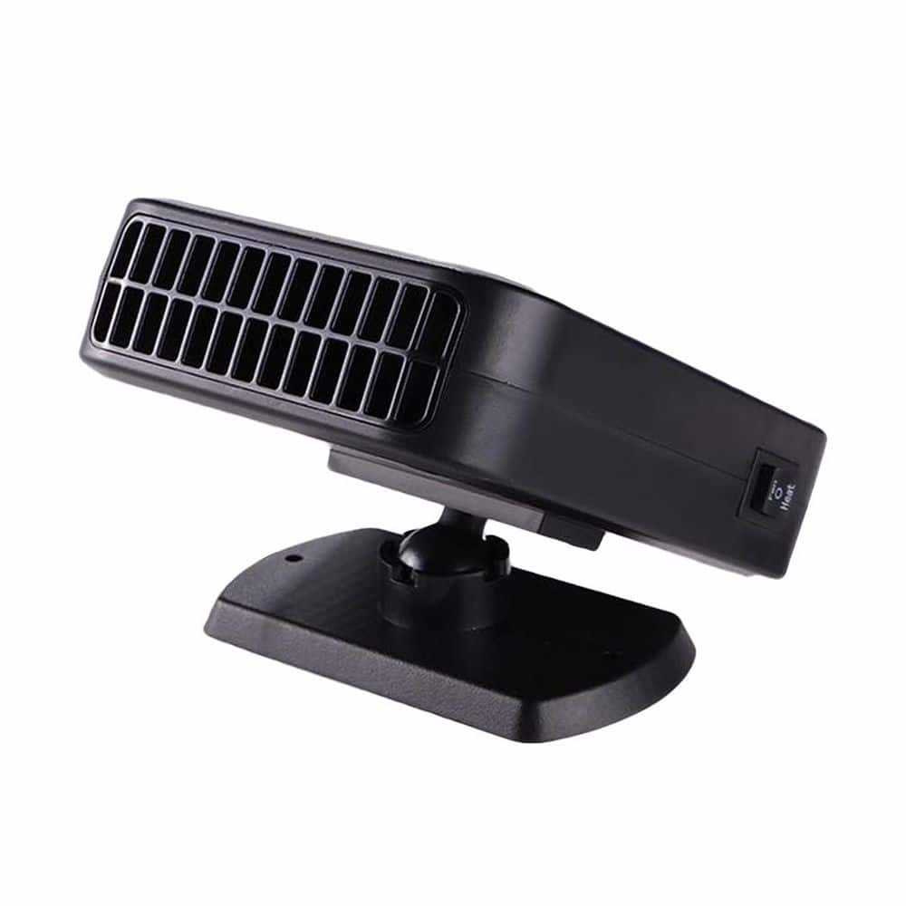 N/A Electric Car Heater Defroster 12V 200W Fast Heating Cooling Fan 360° Rotation Plug In Cigarette Lighter for Vehicle