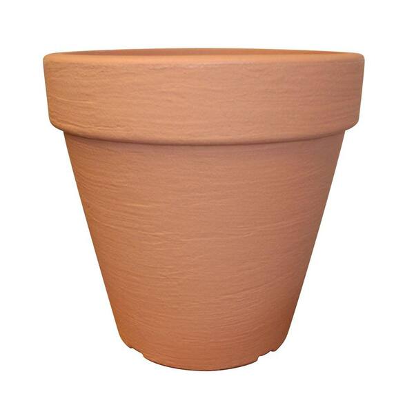 RTS Home Accents 16 in. Round Terra Cotta Flower Pot