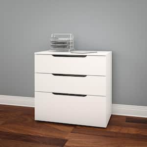 Arobas White Filing Cabinet