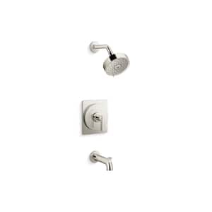 Castia By Studio McGee Rite-Temp Bath and Shower Trim Kit 1.75 GPM in Vibrant Polished Nickel