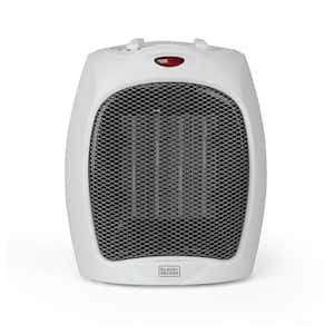 1500-Watt White Desktop Electric Ceramic Space Heater