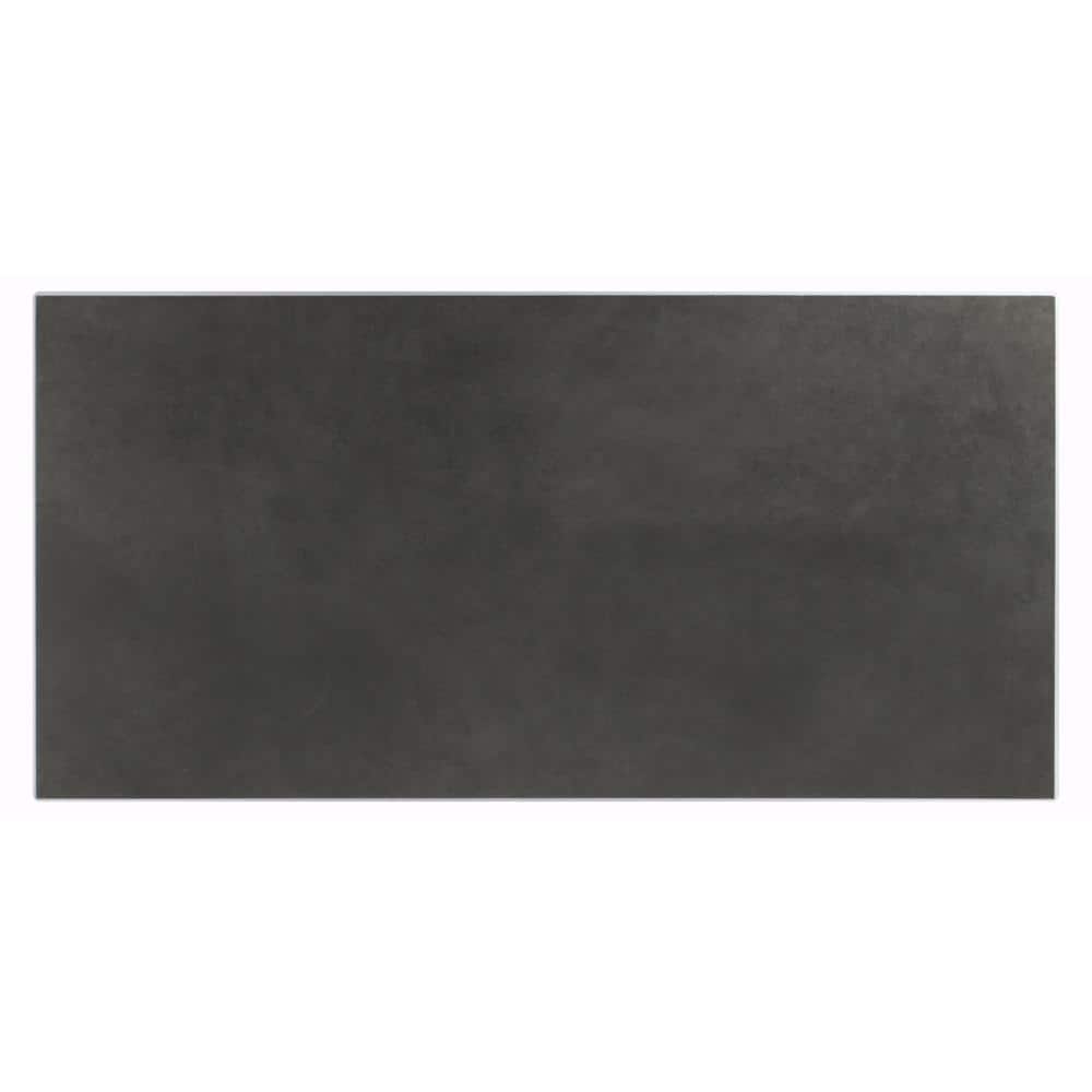 Matte Steel 12x24 Porcelain Tile with Pressed Edges