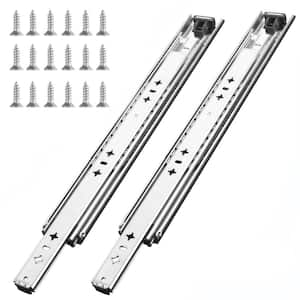 1 Pair 40 in. Heavy Duty Drawer Slides with Screws, Ball Bearing Stainless Steel Hardware Drawer Rails for Cabinets