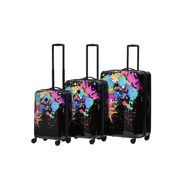 Bursts 3-Piece Hardside Spinner Luggage Set