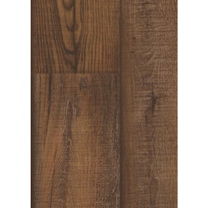 Simone Cabana 7.6 in. W Dark Brown/Oak Textured Water Resistant Laminate Flooring (16.08 sq. ft./carton)