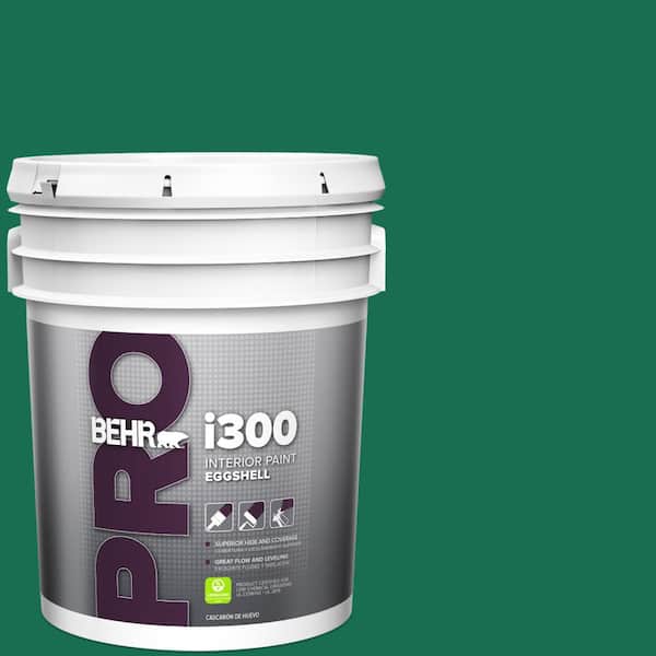 BEHR PRO 5 gal. #S-H-470 Precious Emerald Eggshell Interior Paint