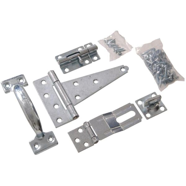 Hardware Essentials Barn Hardware Kit in Zinc-Plated (1-Pack)