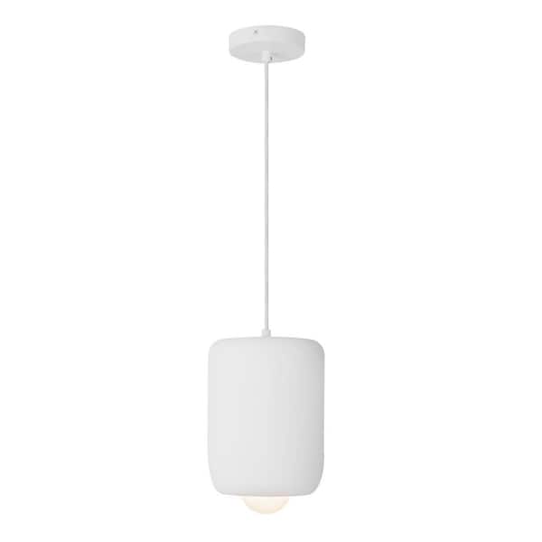 Hayden 7-in 1 Light 9-Watt Antique White Integrated LED Pendant Light