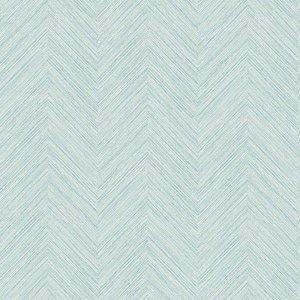 Caladesi Teal Faux Linen Paper Strippable Roll (Covers 56.4 sq. ft.)