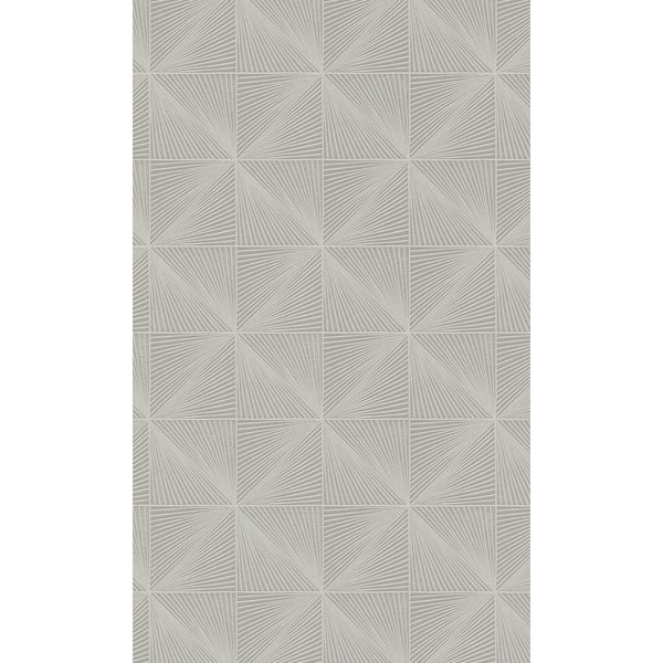 Walls Republic Grey Diamond Like Printed Non-Woven Paper Non-Pasted Textured Wallpaper 57 sq. ft.