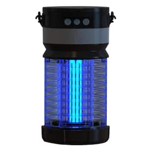 18-Watt Electronic Indoor/Outdoor Mosquito Repellent Solar Mosquito Killer Zapper Waterproof with LED Light, Blue Finish