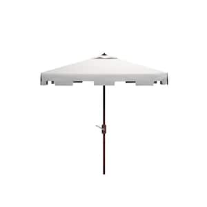 Zimmerman 7.5 ft. Aluminum Market Tilt Patio Umbrella in White