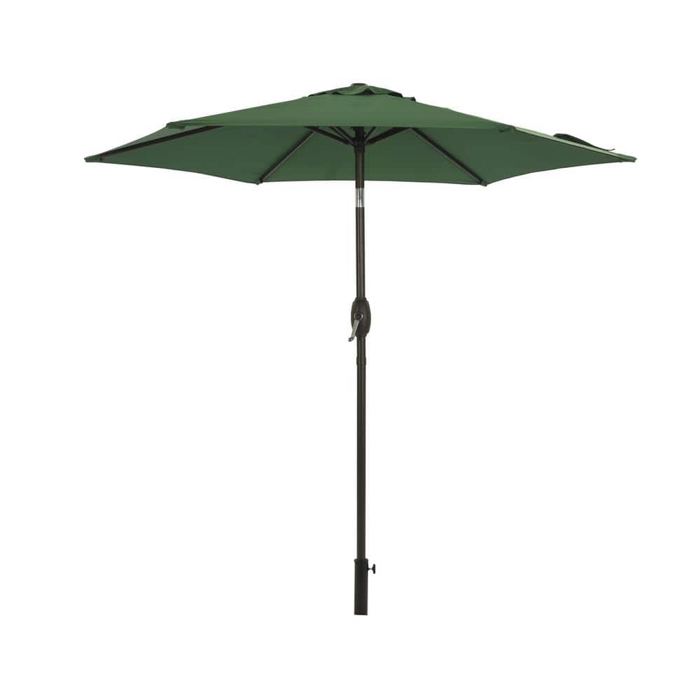 7.5 ft. Market Patio Umbrella in Dark Green