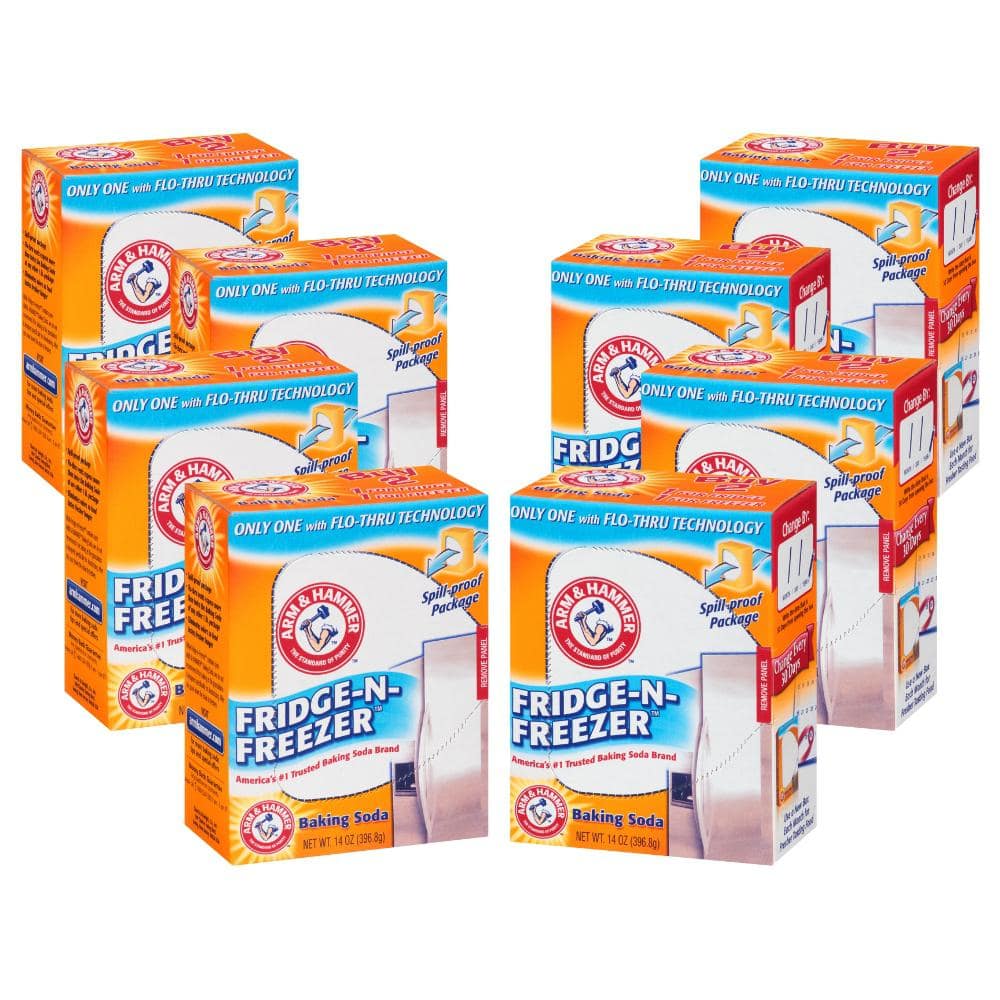 14 oz. Baking Soda Fridge-N-Freezer Odor Absorber (8-Pack)