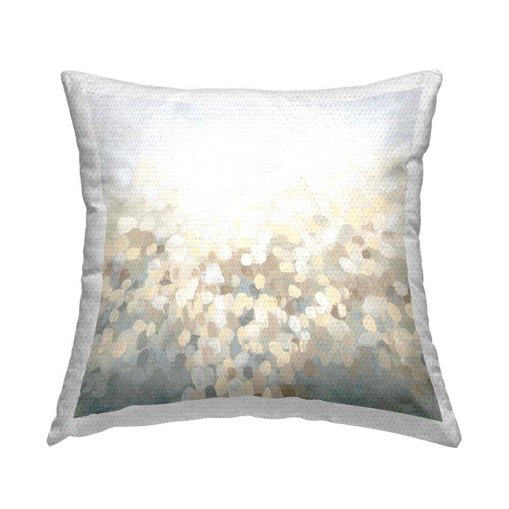Soft Sunlit Abstraction Outdoor Printed Throw Pillow by June Erica Vess price history on PriceWatchPro