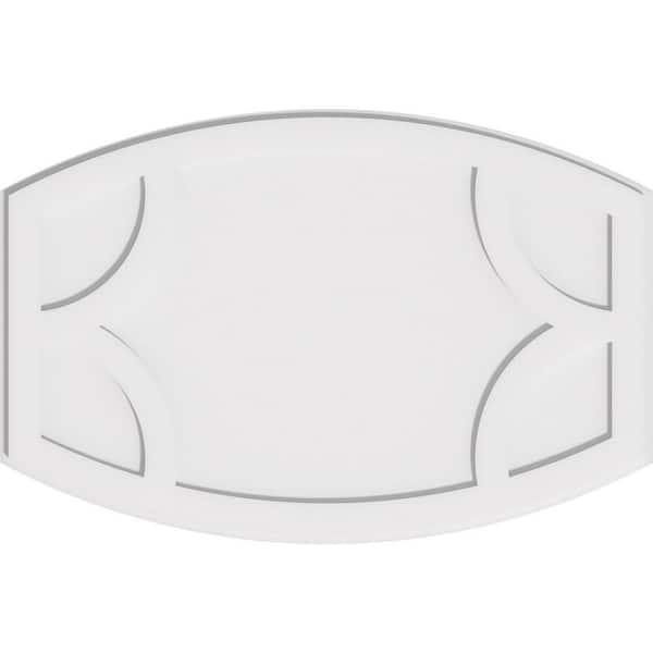 Ekena Millwork 1 in. P X 38 in. W X 25-3/8 in. H Kailey Architectural Grade PVC Contemporary Ceiling Medallion