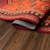 My Magic Carpet Phoenix Kilim Garnet Medallion Washable 5 ft. x 7 ft. Area  Rug 340517WEB - The Home Depot