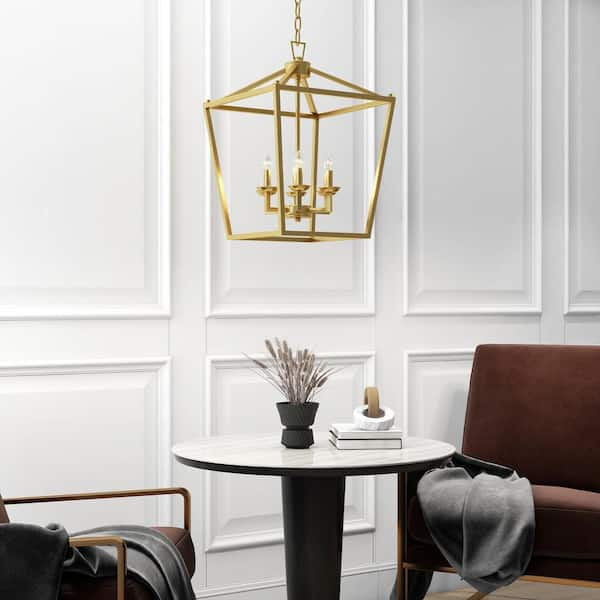 square lantern pendant light