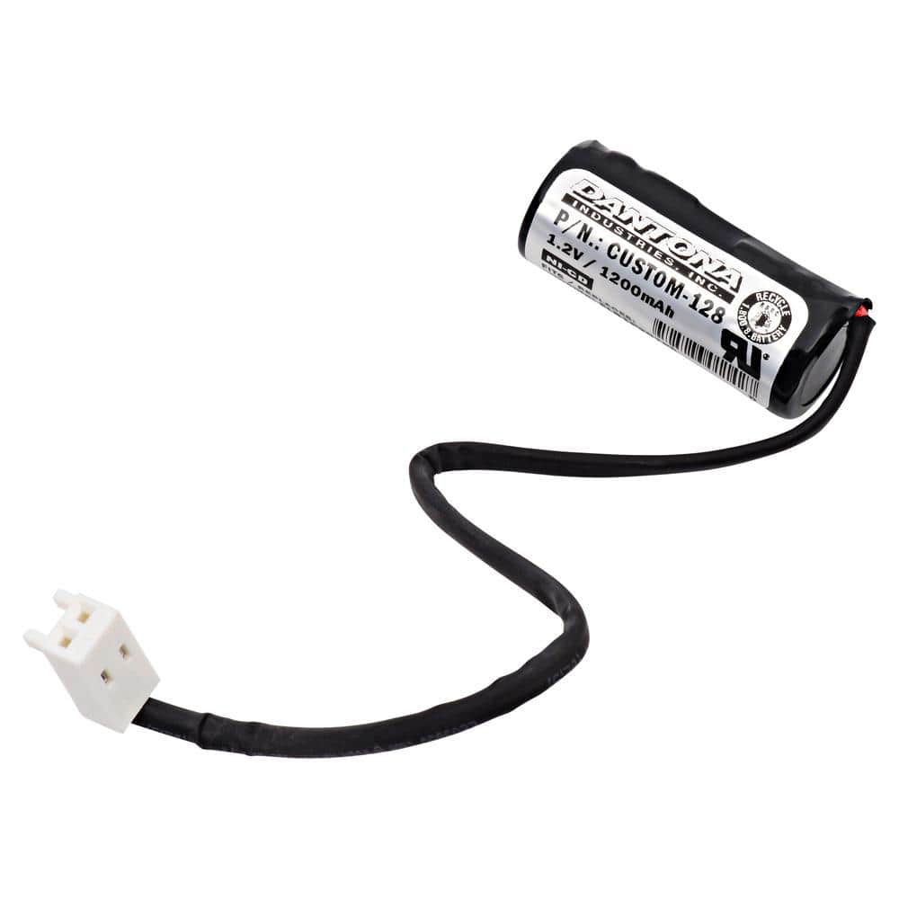1.2-Volt 1200 mAh Ni-Cd Battery for Lithonia ELB0300 Emergency Lighting -  Dantona Industries, CUSTOM-128
