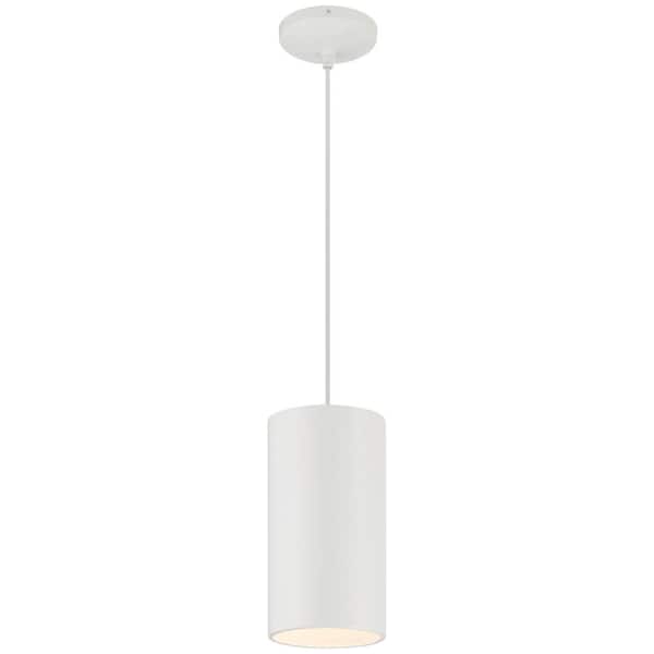 Pilson XL 1-Light Matte White Standard Pendant Light