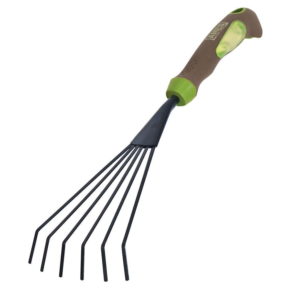 Ames 5.3 in. Handle Ergo Gel Grip Hand Cultivator 1985350 - The