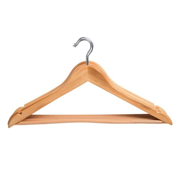 5-Bar Pants Hangers, Pack of 6 Space-Saving Clothes Hangers