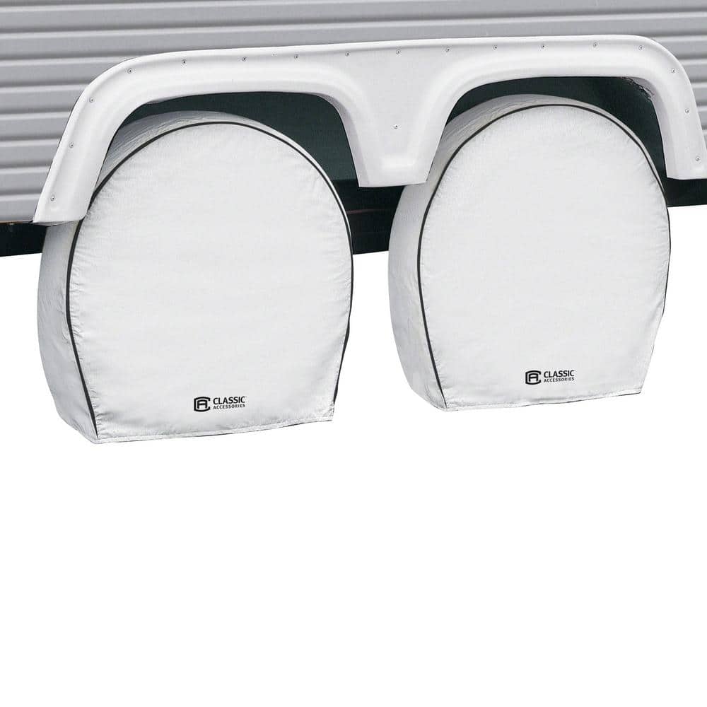 "White Deluxe RV Wheel Cover, 27"" - 30"" Diameter, 8.75 Tire Width" price history on PriceWatchPro