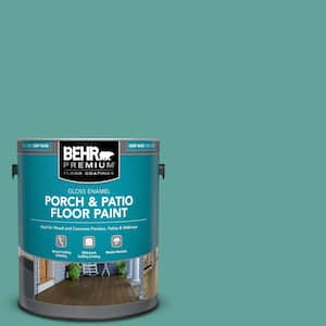 1 gal. #M450-5 Aqua Rapids Gloss Enamel Interior/Exterior Porch and Patio Floor Paint